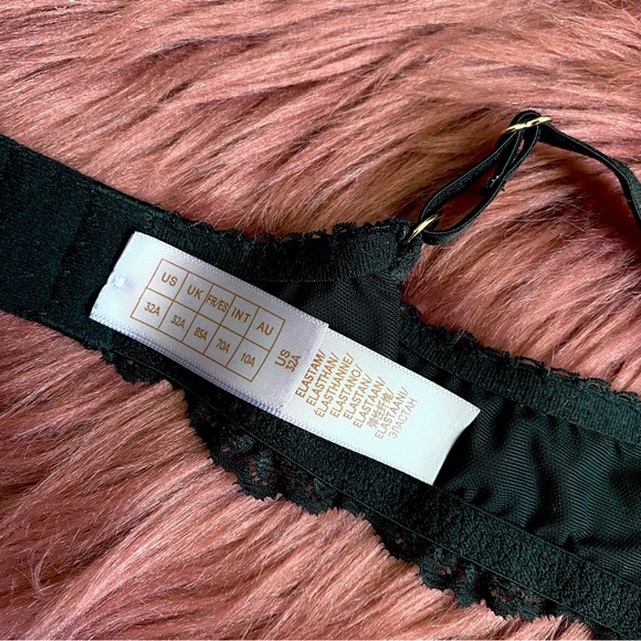 SXF Black Fishnet Mesh Lace Bra - Picture 7 of 8